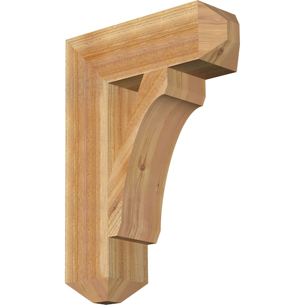 Ekena Millwork Legacy Craftsman Rough Sawn Bracket, Western Red Cedar, 6"W x 20"D x 28"H BKT06X20X28LEC04RWR - main